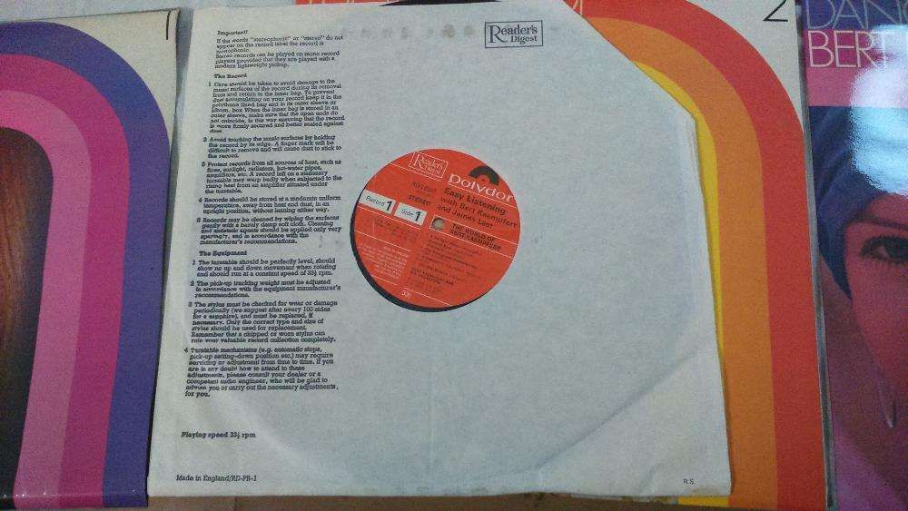 Caixa LPs Discos Vinil Easy Listening