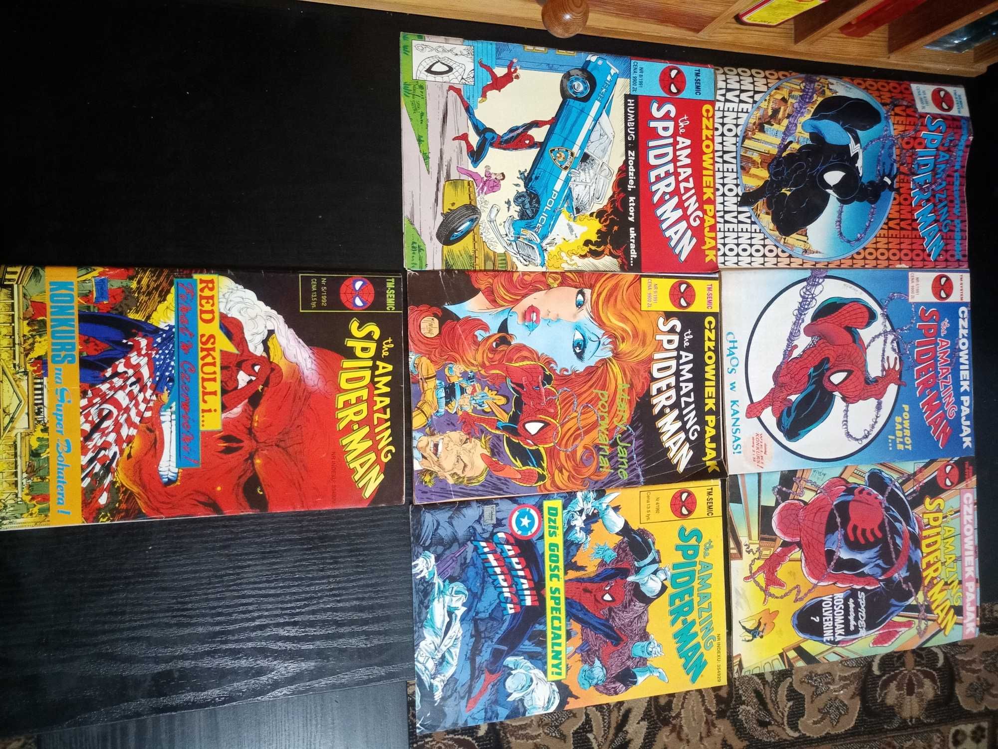 Spiderman 4/91, 5/91, 6/91, 8/91, 9/91, 4/92, 5/92