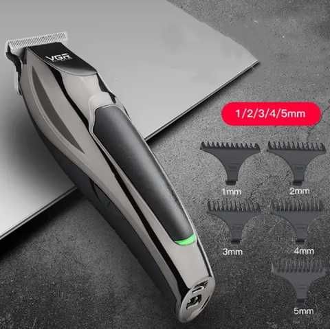 Акумуляторна машинка для стрижки волосся VGR V-030