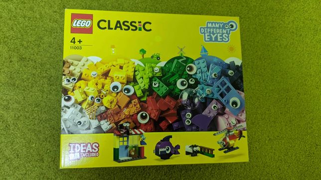 Конструктор LEGO Classic Кубики и глазки 11003 - 451 деталь
