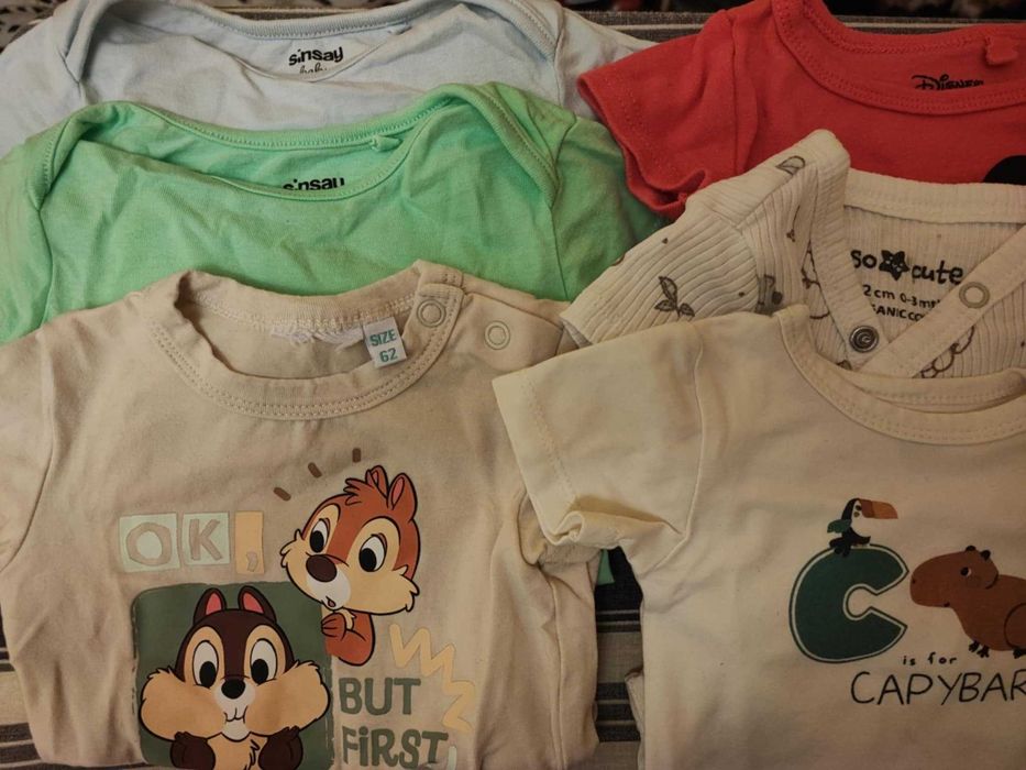 Letnia paka ubranek dla chłopca 62