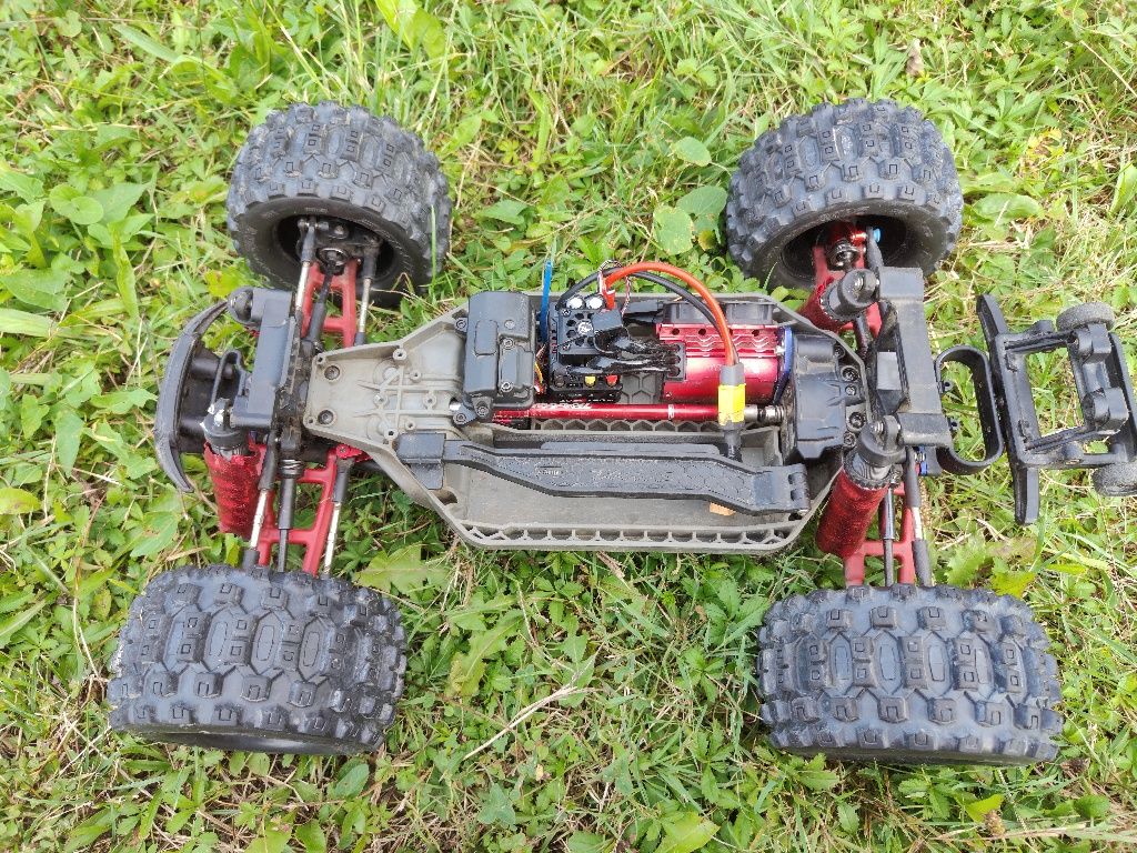 Rustler 4x4 VXL hobbywing mocno podrasowany traxxas 1/10 2s 3s 4s