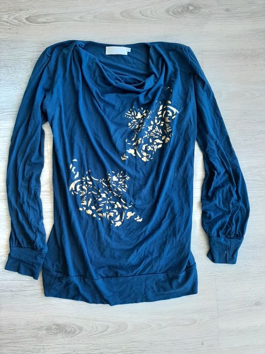 Camisola azul/dourada S