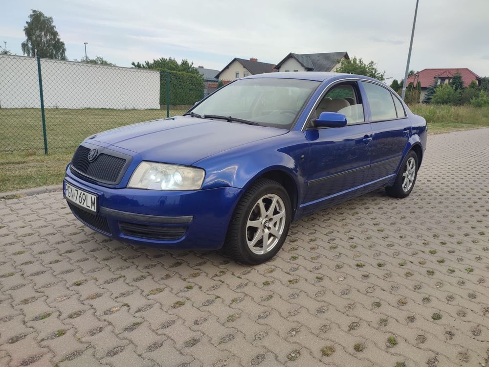 Skoda Superb 1.9 TDI 130KM Zarejestrowana Niski Przebieg Bez Wkładu