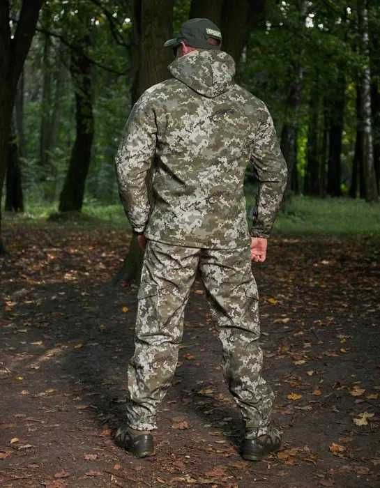 Військовий демісезонний костюм Soft Shell на флісі костюм куртка+штани