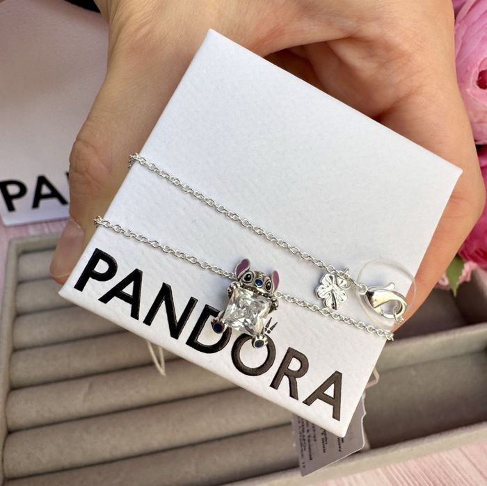 Намисто Пандора/кулон Стіч Pandora/ланцюжок підвіска оригінал новий