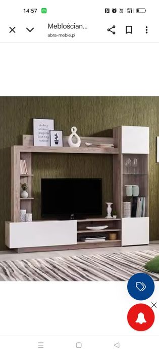 Meble pokojowe , meblościanka.