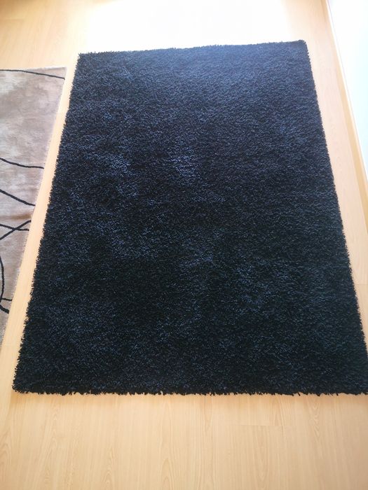 Carpete Tapete de cor Preta