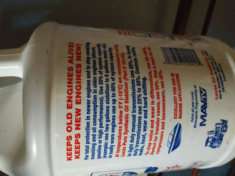 Масло ,стабилизатор масла Lucas оригінал з Америки