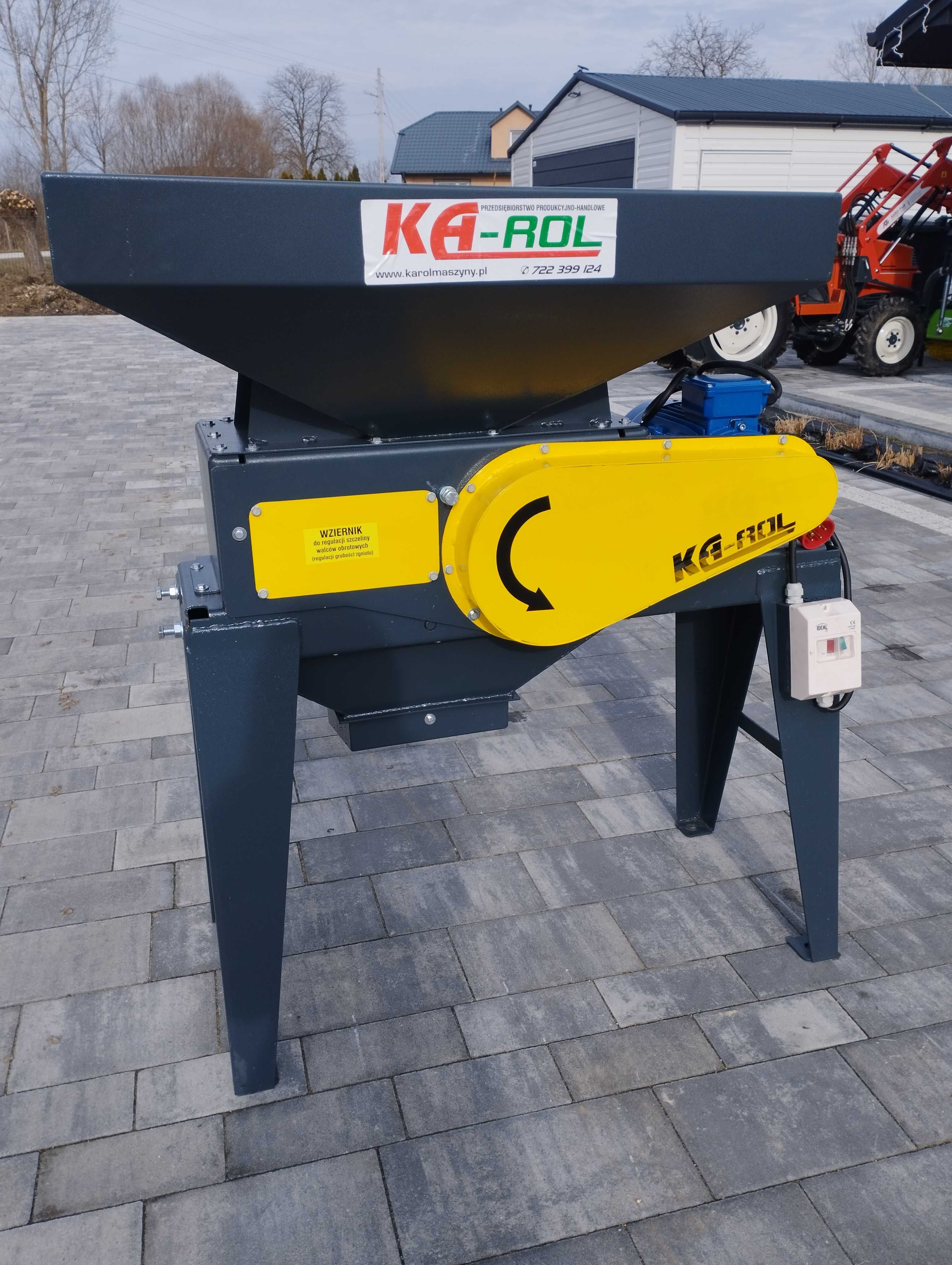 Części#walce#Silnik 3KWGniotownik  do zboża ZG 100/270 KA-ROL