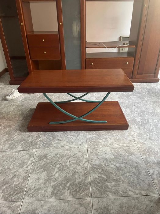 Móvel e mesa de cerejeira vintage/ retro