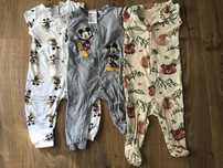 Pajacyki/piżama Coccodrillo, H&m, Next, FisherPrice