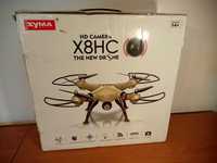 Dron SYMA X8HC Kamera HD tryb Headless Barometr zawis w powietrzu nowy
