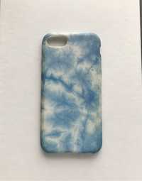 silikonowy biało niebieski case iphone 7