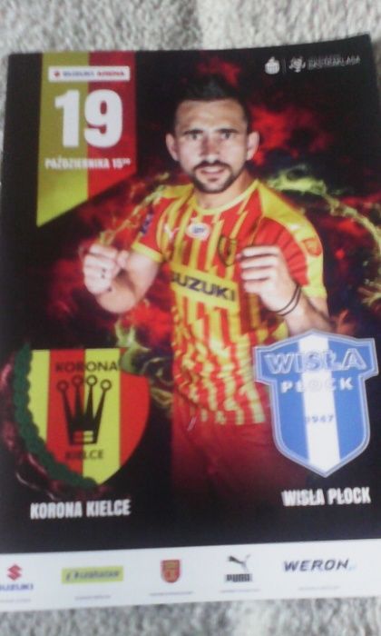 program meczowy Korona Kielce-Wisła Płock 19.10.2019