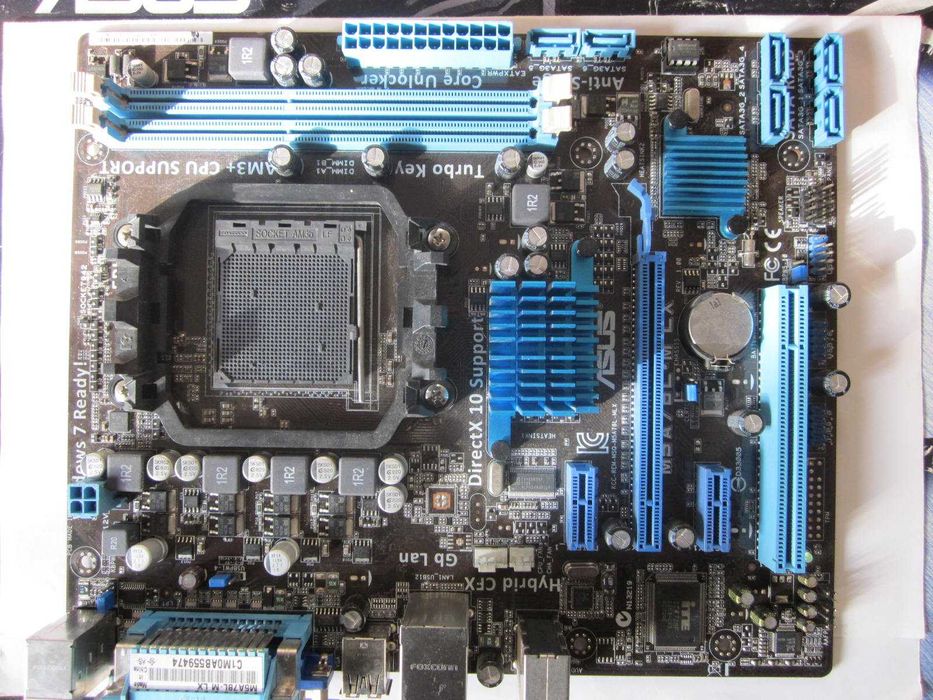 Материнська плата AM3+ Asus M5A78L -M LX , VGA,  тест