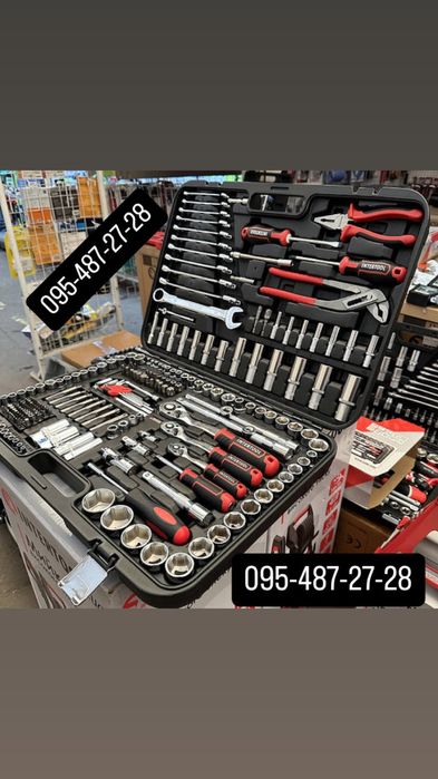 Набір інструментів на 233 од. INTERTOOL ET-8233 серия STORM Cr-V