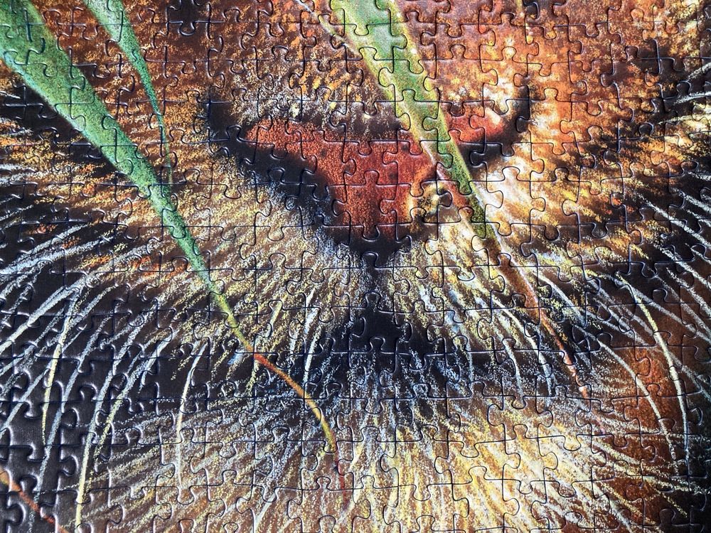 Puzzle Ravensburger 1000 • TAJEMNICZY TYGRYS