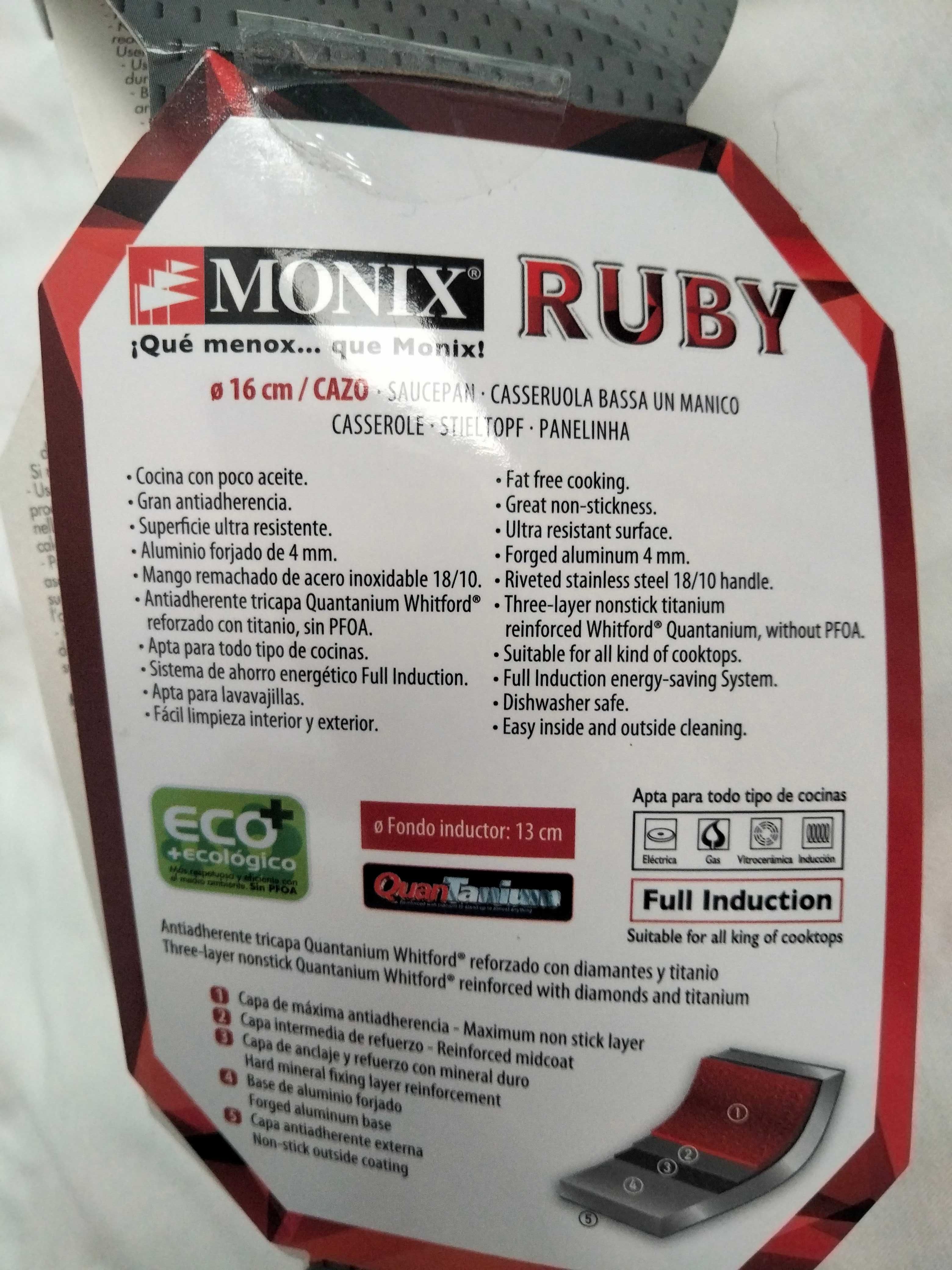 Ruby Monix rondel 16 cm garnek nowy TK Maxx