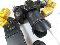 Minolta (Sony) Dinax 500si + lente +flash - Maquina de Rolo