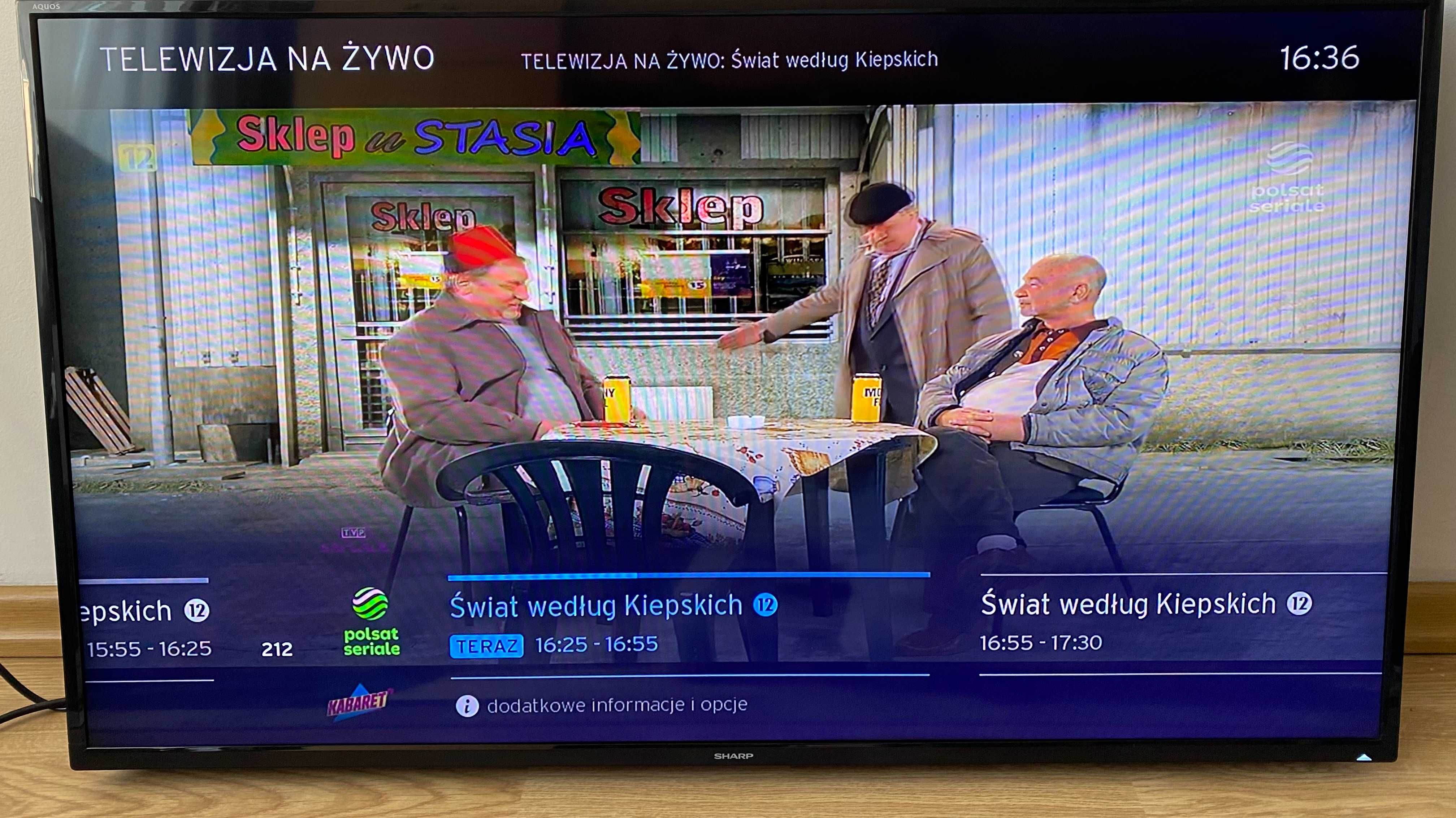 Telewizor Sharp 42CF2E LED 42" Full HD, bardzo dobry stan,100% sprawny