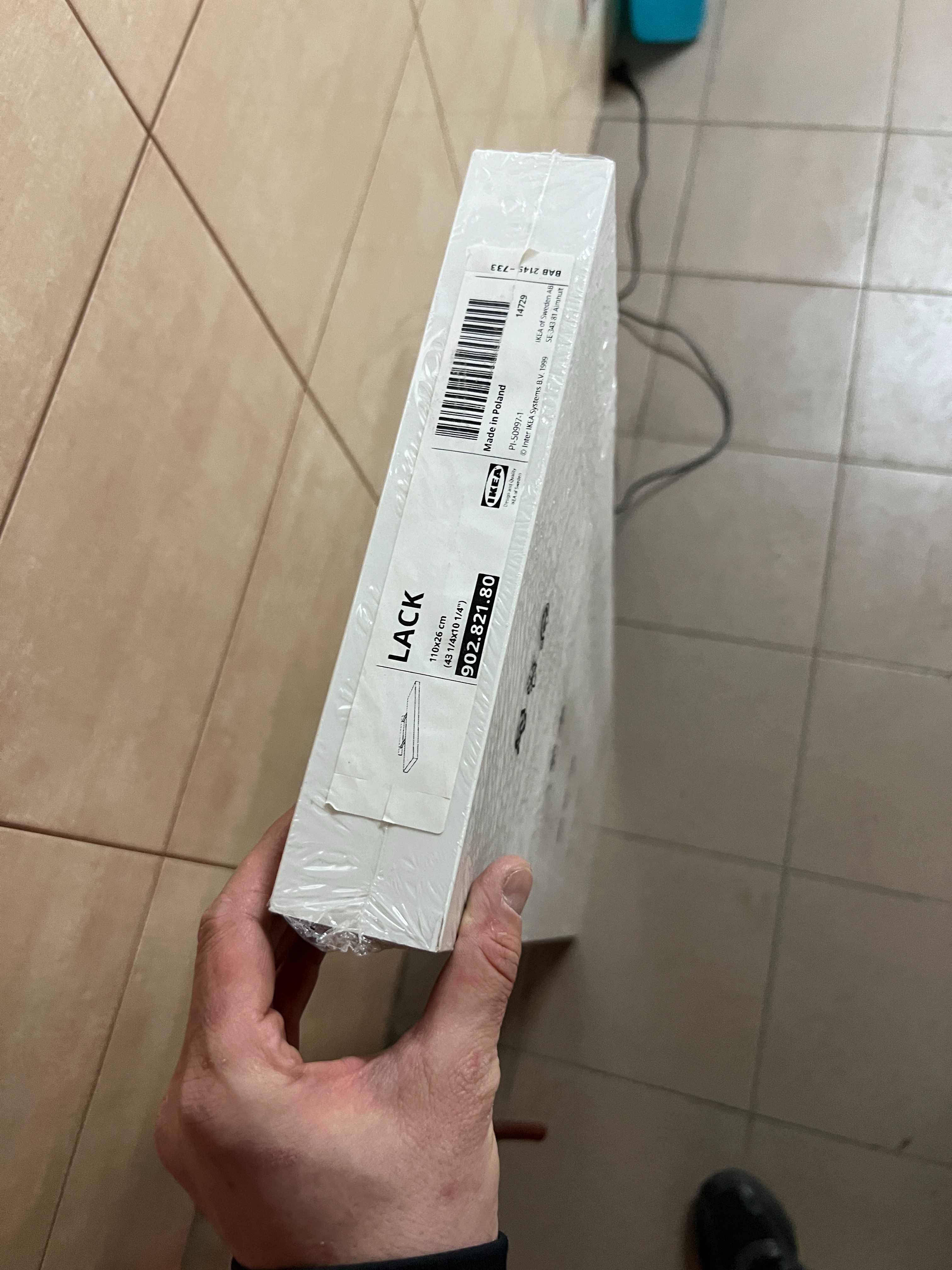 Półka Ikea Lack - nowa/biała.
