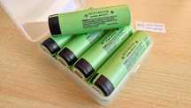 Pilha bateria 18650 Panasonic 3.7V 3400mAh recarregável