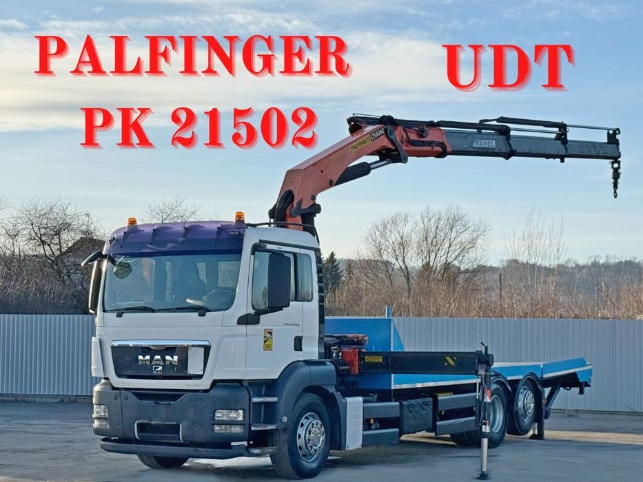 MAN TGS 26.400 * AUTOLAWETA 7,70m + PALFINGER PK 21502 + PILOT * STAN BDB