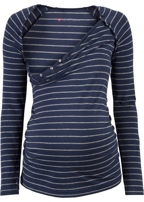 B.P.C bluza ciążowa i do karmienia bawełniana w paski 48/50.