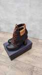 Buty damskie skórzane kozaki botki 39/40 Ryłko 25,5-26 stan bdb