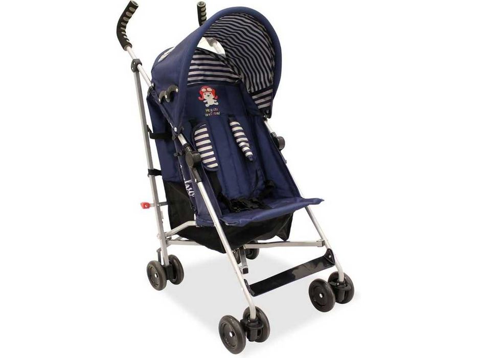 Carrinho de Bebé ASALVO - Bengala Azul Marinho