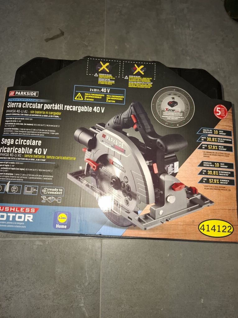 Serra circular a bateria 40v