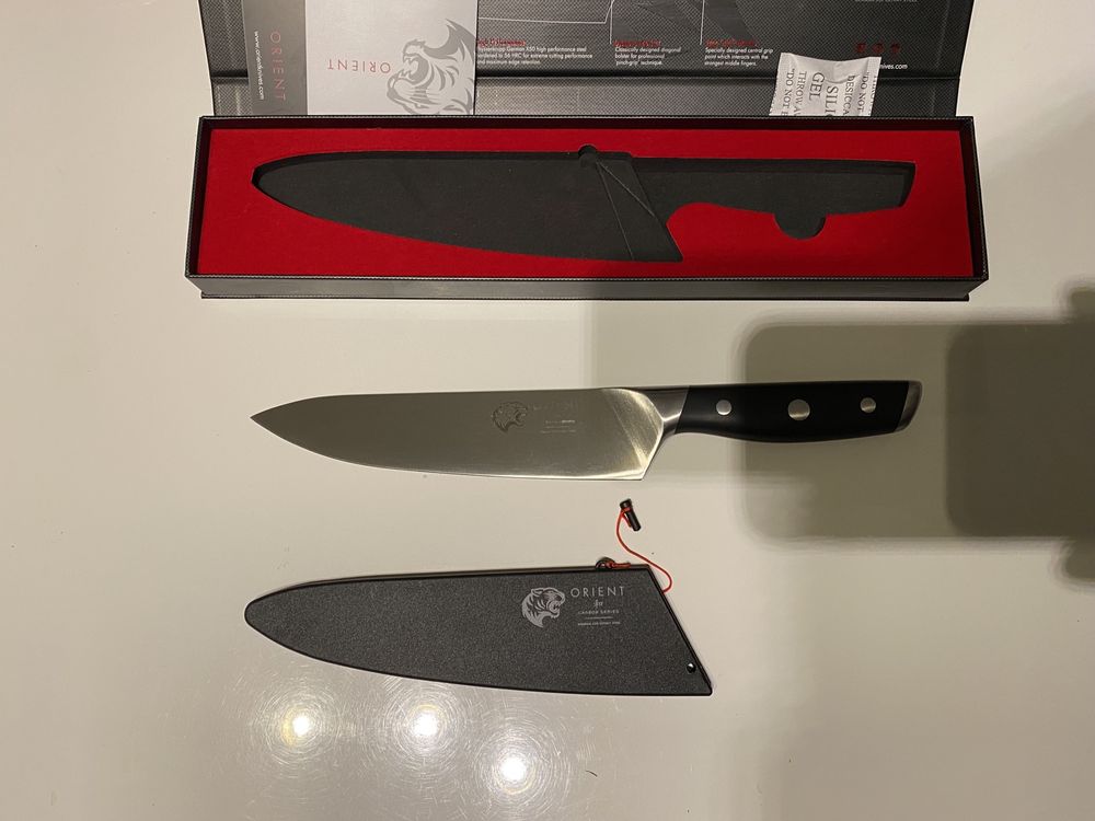 Orient Nóż Szefa Kuchni Niemiecka Stal X50 Ultra+ Super Jakość