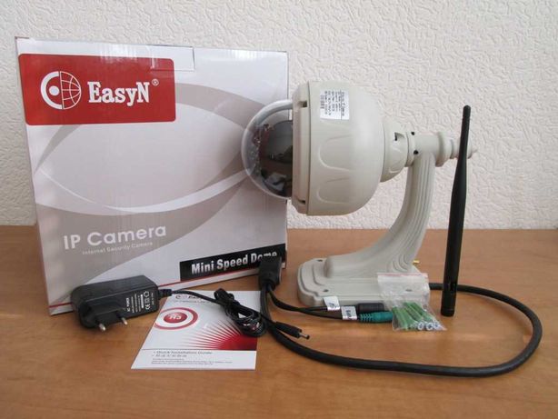 IP камера 0.3Мп Wi-Fi поворотная EasyN F-M10R ИК до 20м (Белый)