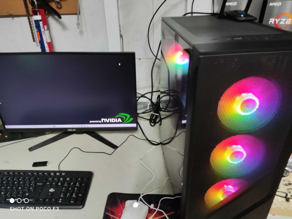 PC Gaming RTX 5060, Ryzen 5 5500, 16GB ram, 1TB NVMe SSD