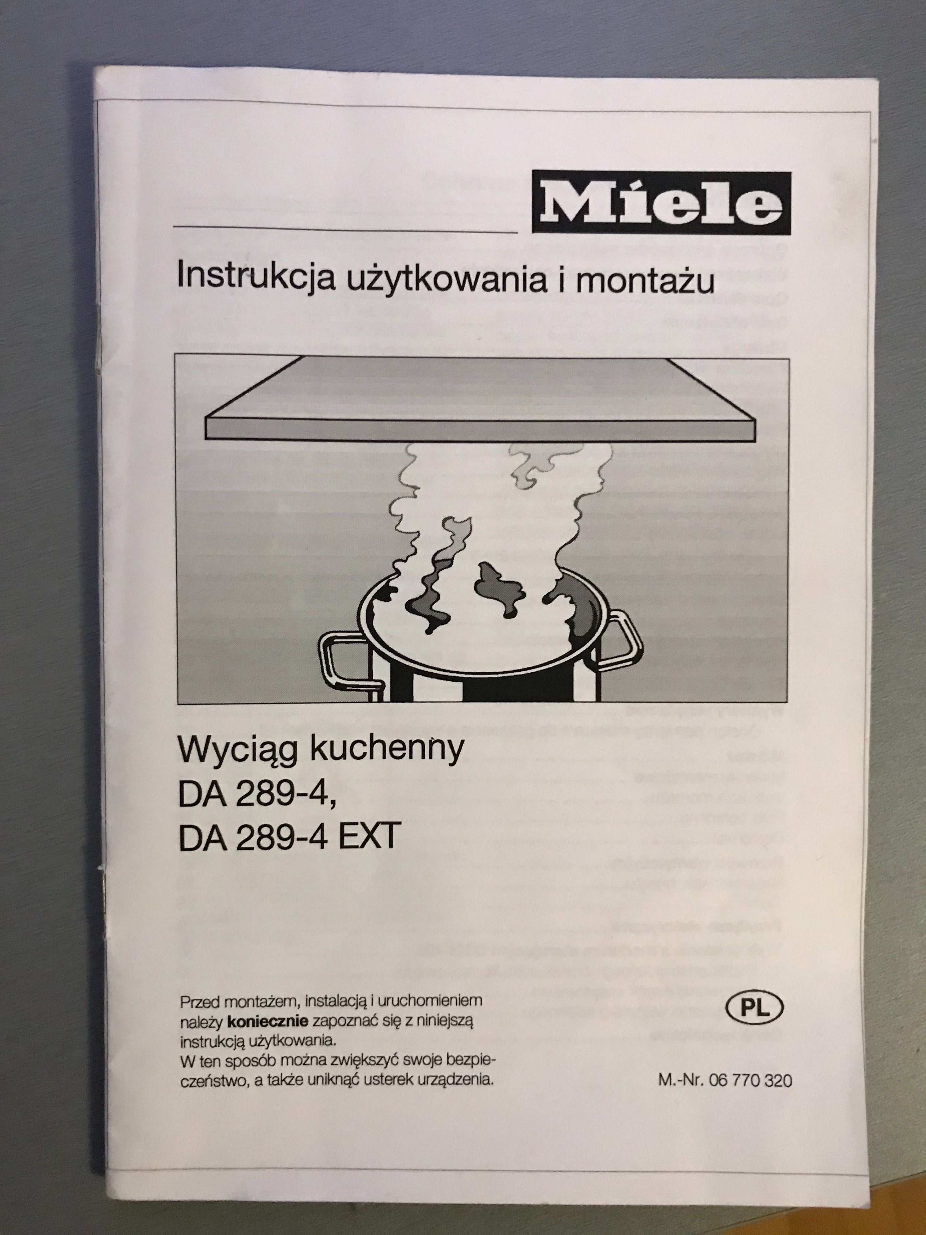 Витяжка кухонна Miele DA 289-4 EXT