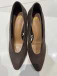 Buty na obcasie zamszowe