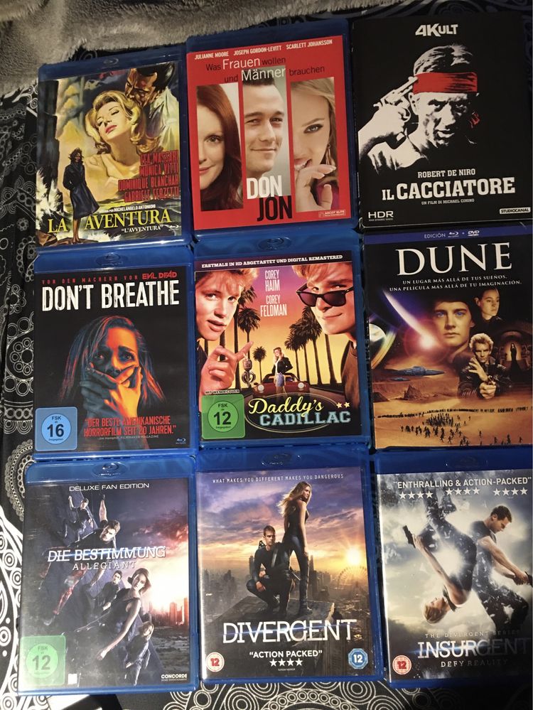 Vários Blu ray sem legendas em Português P1