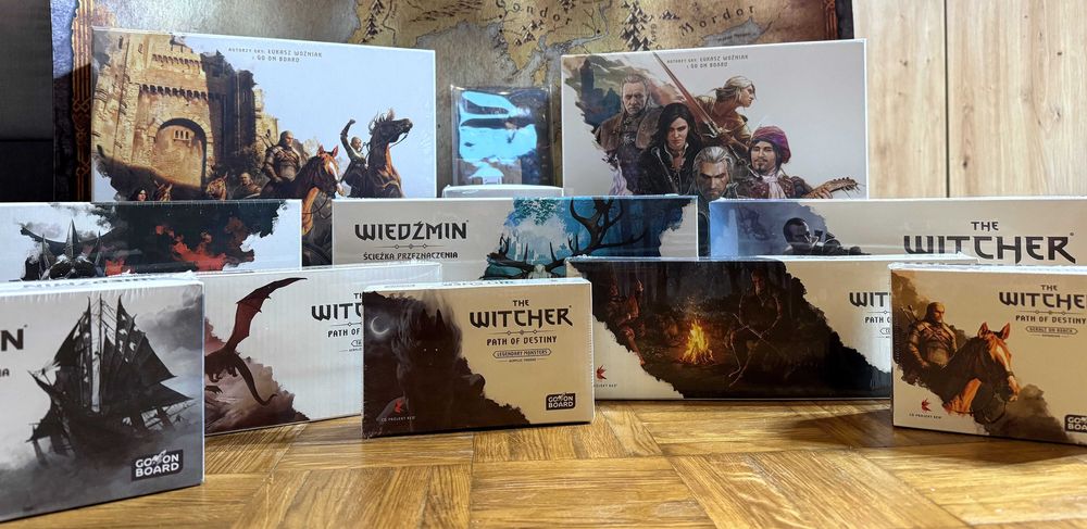 Wiedźmin: Ścieżka Przeznaczenia, all-in, folia nowy, exclusive, deluxe