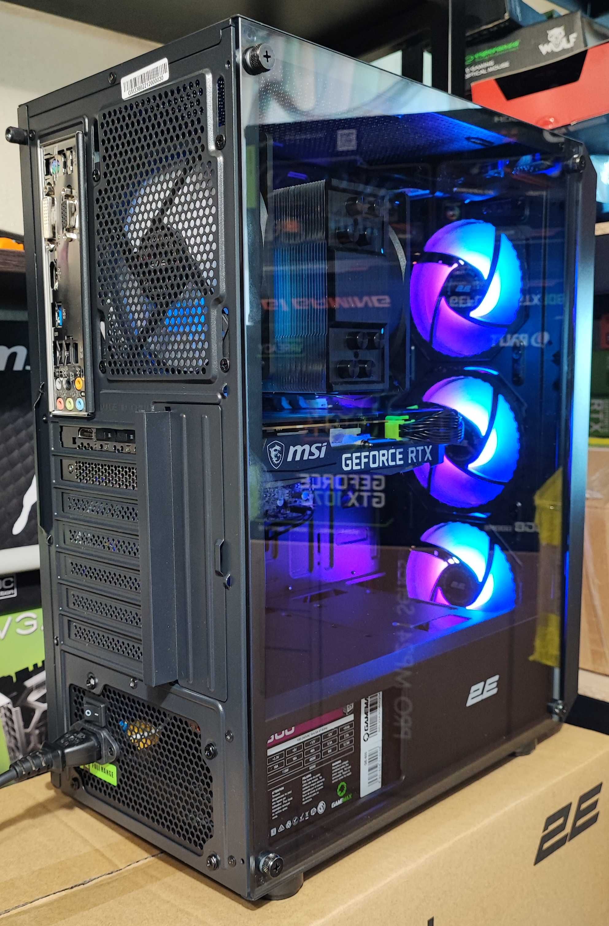 Ігровий комп'ютер RYZEN 5 5600 4.4GHZ, RTX 2060 SUPER 8GB, 32GB,SSD 1T