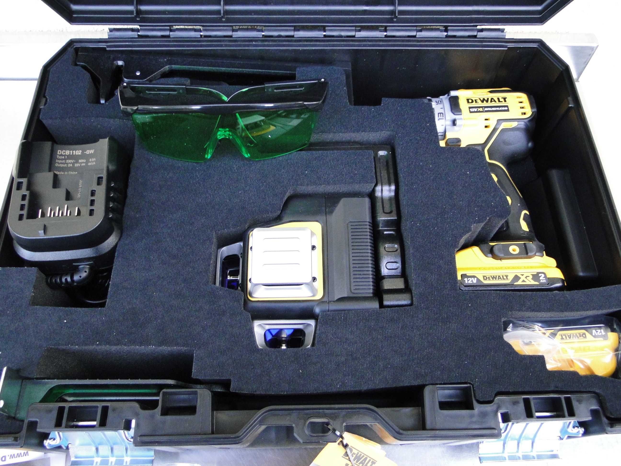DEWALT DCK212D2T, Zestaw DCD701+DCE089, 12V 2x2Ah, Nowy