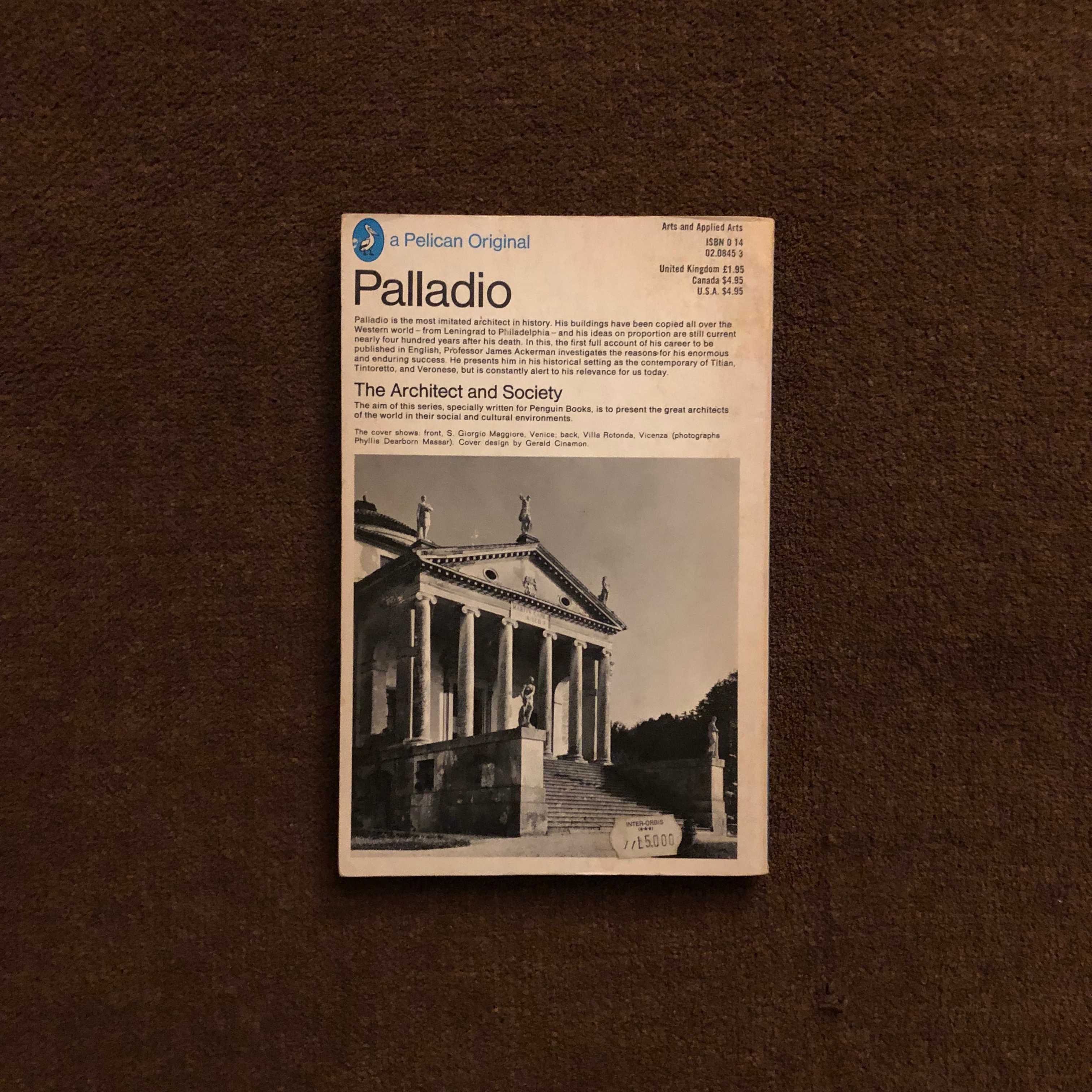 Palladio by James S. Ackerman