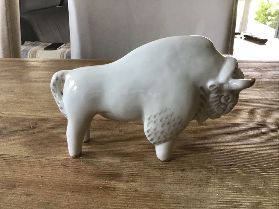 Żubr bizon porcelanowy  Łomonosow I Gatunek