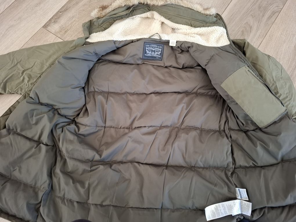 Kurtka puchowa męska Zimowa Levi's XL
