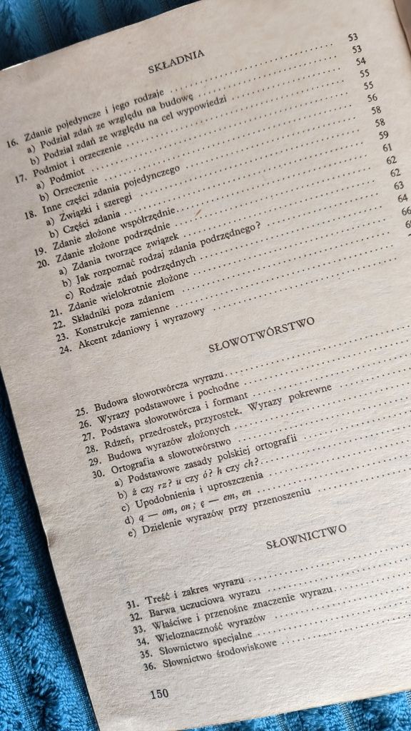 Nauka o języku Podręcznik dla zasadniczej szkoły zawodowej