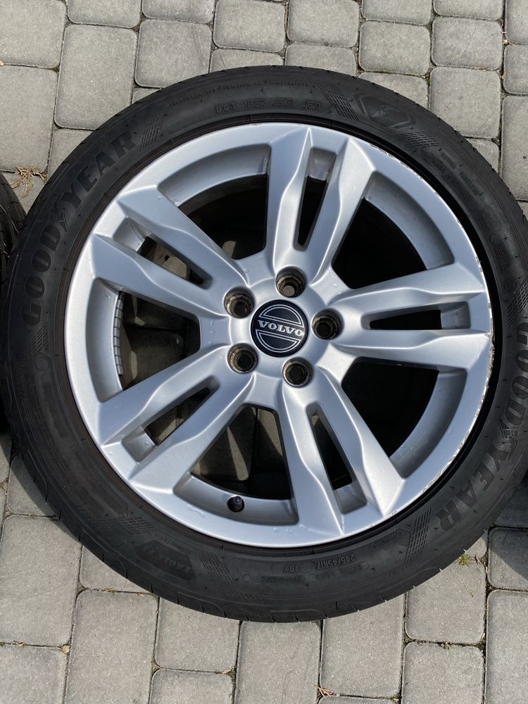 Alufelgi 5x108 17 cali Volvo S80 V70 S90 V90 opony lato 245/45/17