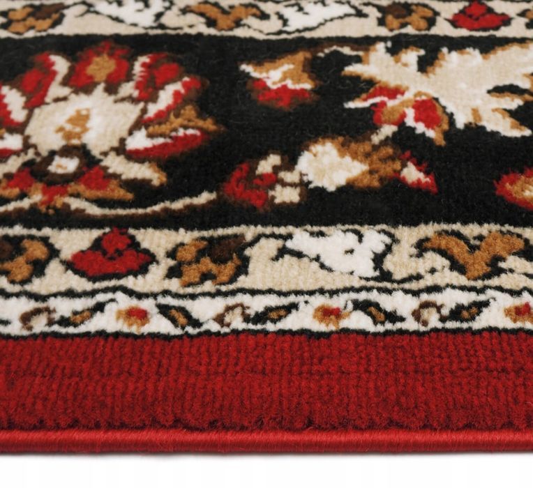 Nowy czerwony klasyczny dywan do pokoju 80x150