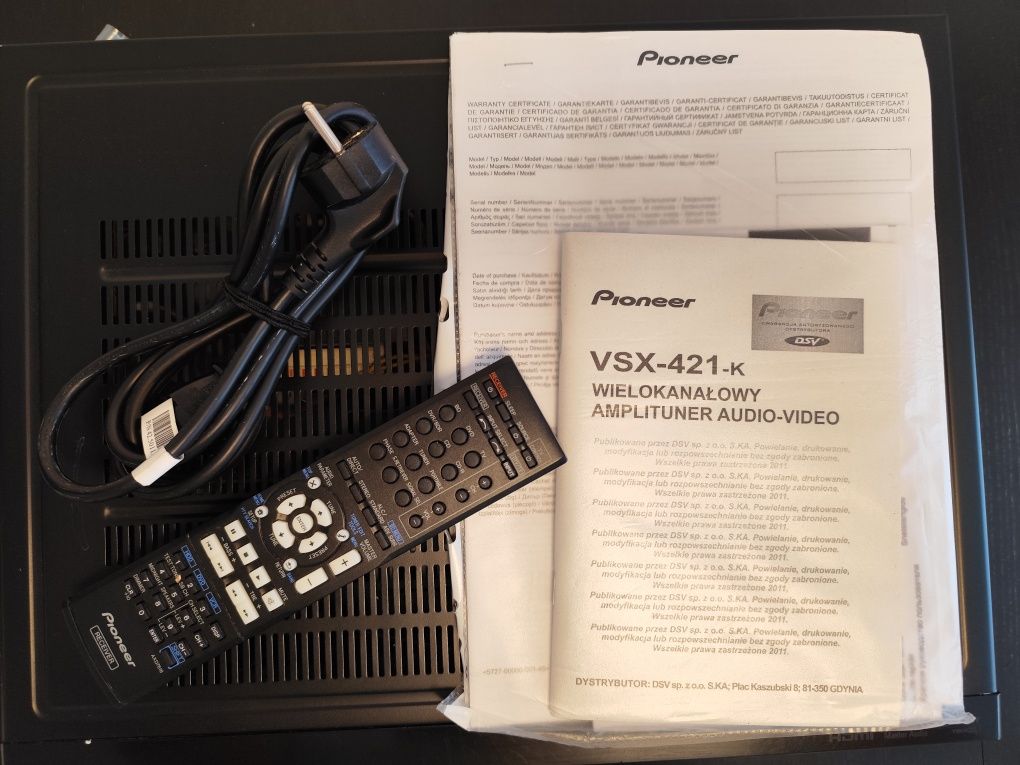 Amplituner Pioneer VSX-421 uszkodzony na części