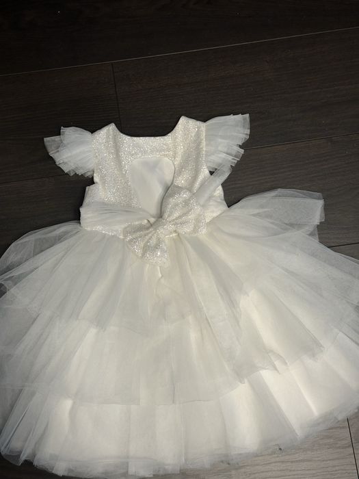 Сукня біла нарядна новорічна