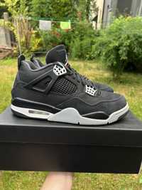 Nike Air Jordan 4 IV Black Canvas sneakersy czarne 44